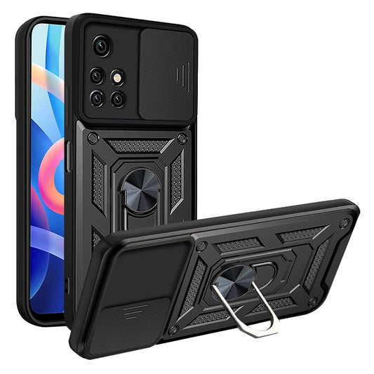 Ovitek za Xiaomi Redmi 10 2022 / 10 (2021), Techsuit, CamShield, Črn
