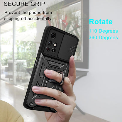 Case for Xiaomi Redmi 10 2022 / 10 (2021), Techsuit, CamShield, Black
