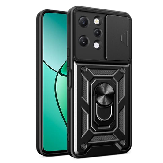 Ovitek za Xiaomi Redmi 12 5G / 12, Techsuit, CamShield, Črn
