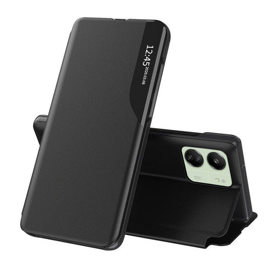 Ovitek za Xiaomi Redmi 13C 5G / 13C / Poco C65, Techsuit, eFold, Črn