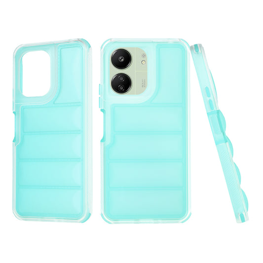 Ovitek za Xiaomi Redmi 13C 5G / 13C / Poco C65, Techsuit, Wave Shield, Turkizna