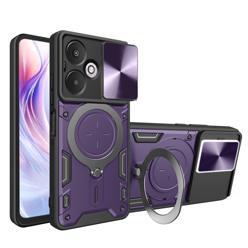 Case for Xiaomi Redmi 13C 5G, Techsuit, CamGuard Pro, Purple