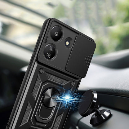Ovitek za Xiaomi Redmi 13C 5G, Techsuit, CamShield, roza