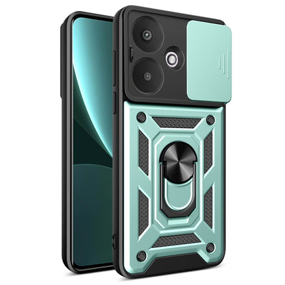 Ovitek za Xiaomi Redmi 13C 5G, Techsuit, CamShield, Zelen