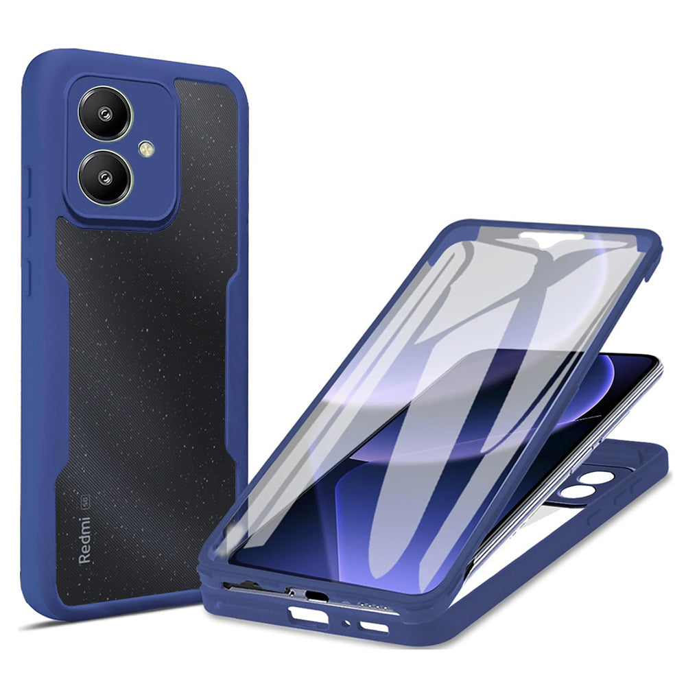 Ovitek za Xiaomi Redmi 13C 5G, Techsuit, ColorVerse 360, Modra