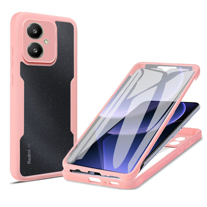 Ovitek za Xiaomi Redmi 13C 5G, Techsuit, ColorVerse 360, roza