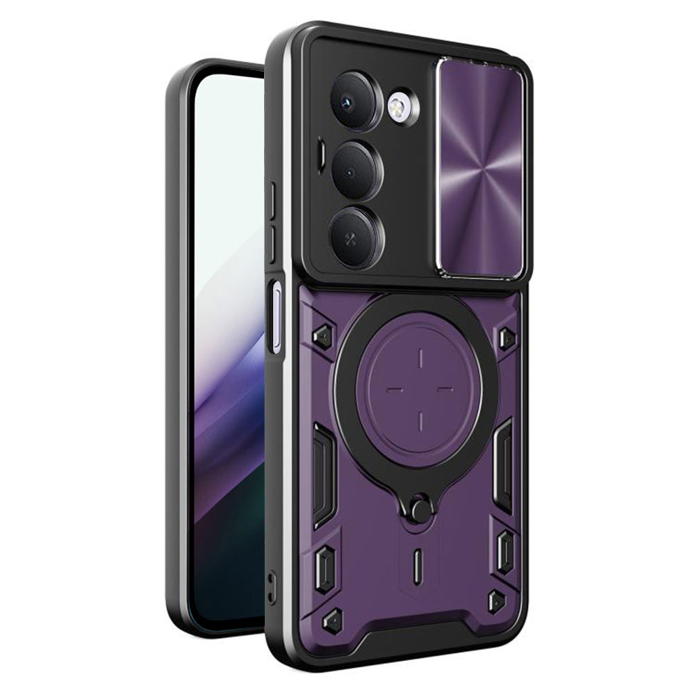 Ovitek za Xiaomi Redmi 15 5G / 15 4G, Techsuit, CamGuard Pro, Vijolična