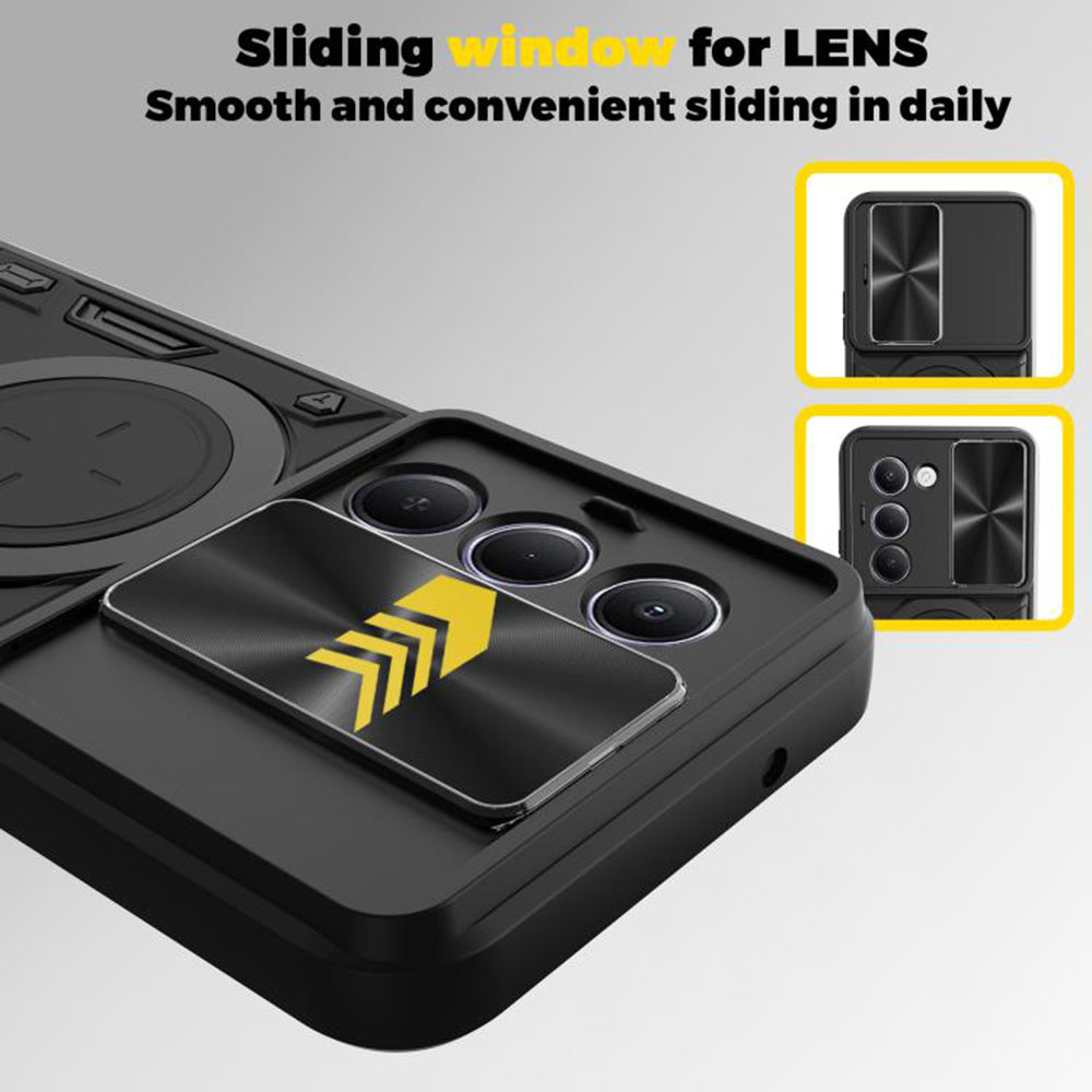 Ovitek za Xiaomi Redmi 15 5G / 15 4G, Techsuit, CamGuard Pro, Vijolična