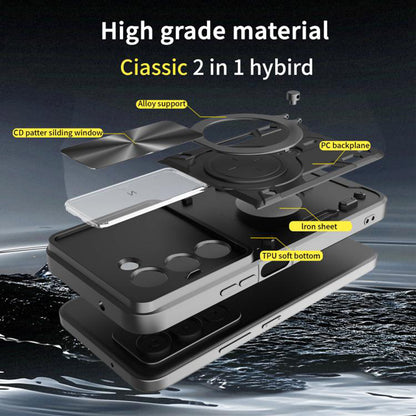 Ovitek za Xiaomi Redmi 15 5G / 15 4G, Techsuit, CamGuard Pro, Vijolična