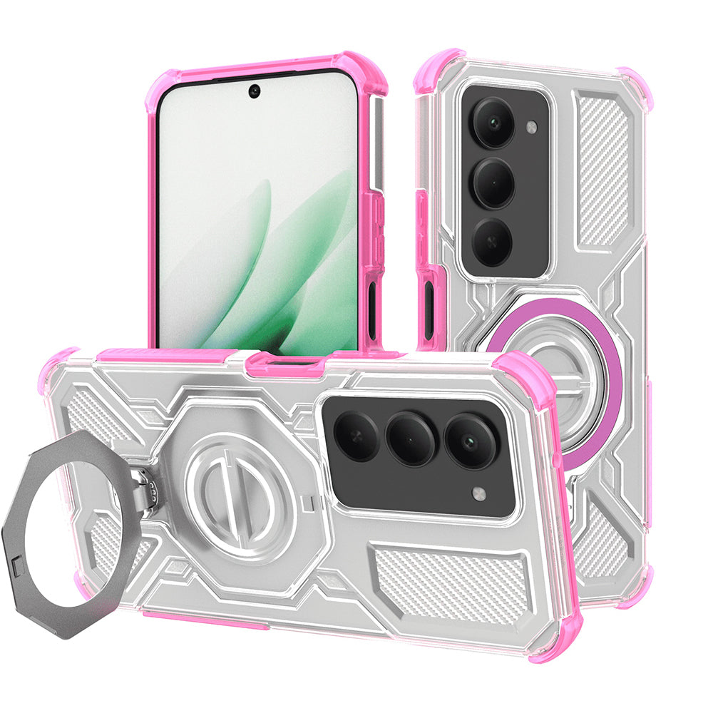 Case for Xiaomi Redmi 15 5G / 15 4G, Techsuit, Carbon Shield Pro, Pink