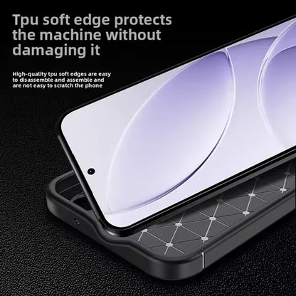 Ovitek za Xiaomi Redmi 15 5G / 15 4G, Techsuit, CarbonFiber, Črn