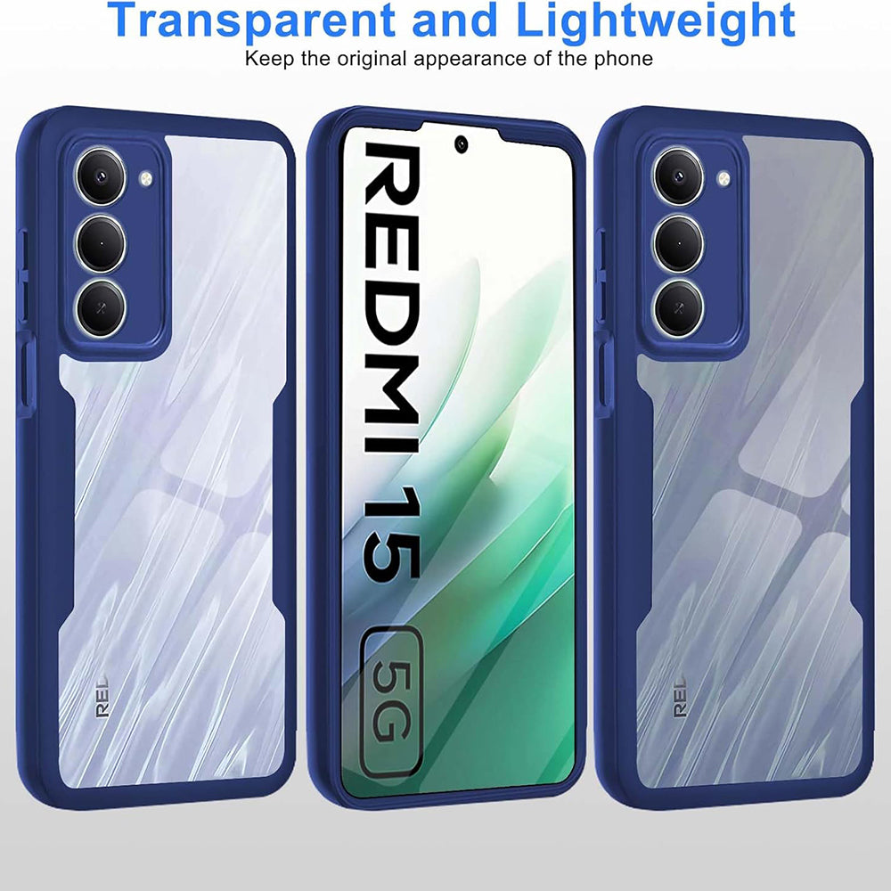 Ovitek za Xiaomi Redmi 15 5G / 15 4G, Techsuit, ColorVerse 360, Modra