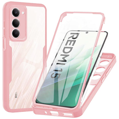 Ovitek za Xiaomi Redmi 15 5G / 15 4G, Techsuit, ColorVerse 360, Roza