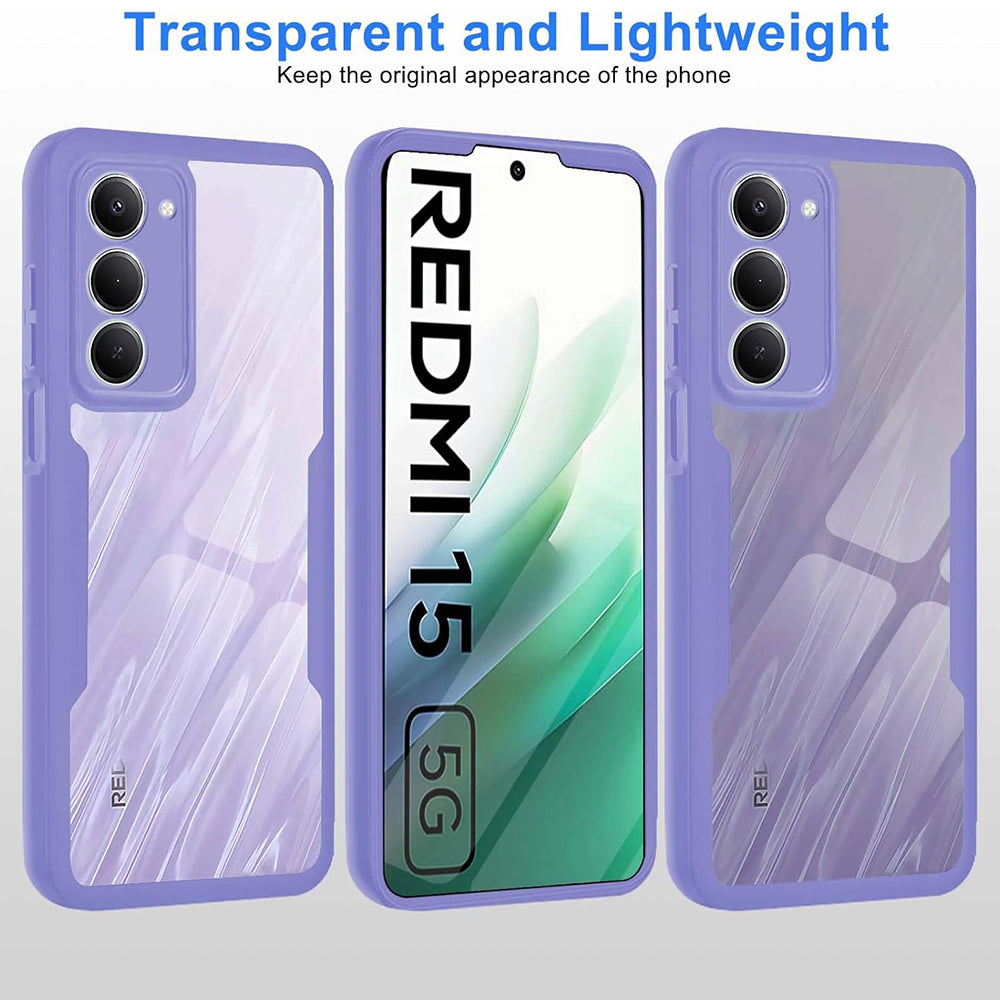 Ovitek za Xiaomi Redmi 15 5G / 15 4G, Techsuit, ColorVerse 360, Roza