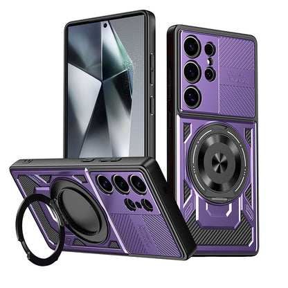 Ovitek za Xiaomi Redmi 15C 5G / 15C 4G, Techsuit, RuggedCam, Vijoličen