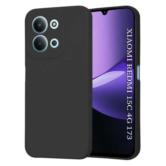 Ovitek za Xiaomi Redmi 15C 5G / 15C 4G, Techsuit, SoftFlex, Črn