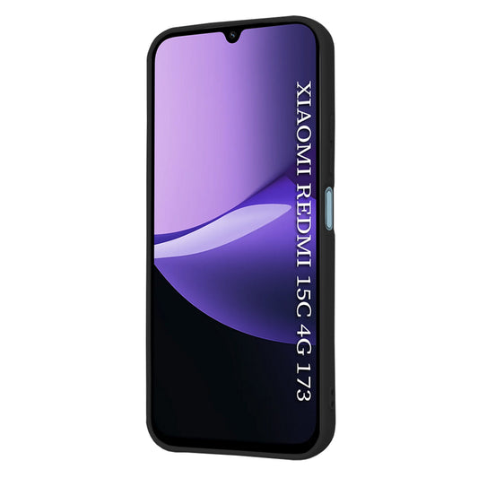 Ovitek za Xiaomi Redmi 15C 5G / 15C 4G, Techsuit, SoftFlex, Črn