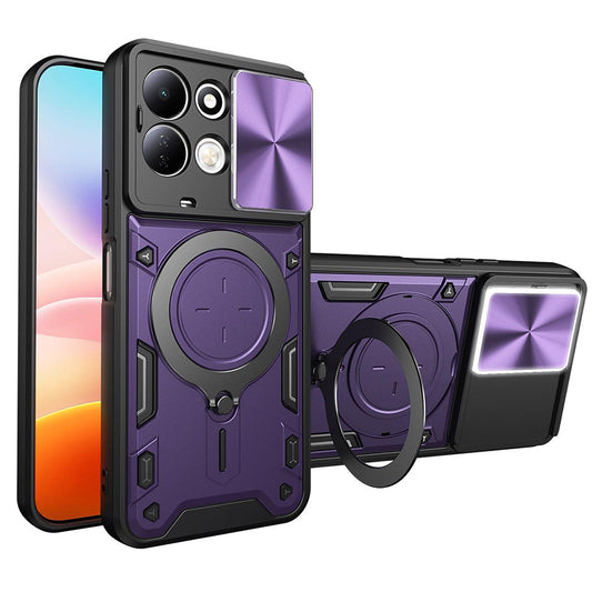 Ovitek za Xiaomi Redmi 17 5G / 17 4G, Techsuit, CamGuard Pro, vijoličen