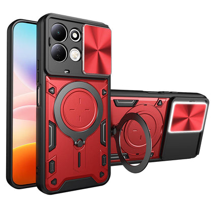 Ovitek za Xiaomi Redmi 17 5G / 17 4G, Techsuit, CamGuard Pro, rdeč