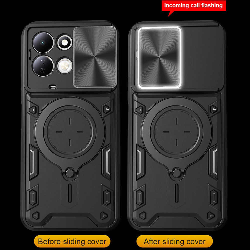Ovitek za Xiaomi Redmi 17 5G / 17 4G, Techsuit, CamGuard Pro, rdeč