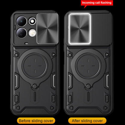 Ovitek za Xiaomi Redmi 17 5G / 17 4G, Techsuit, CamGuard Pro, rdeč