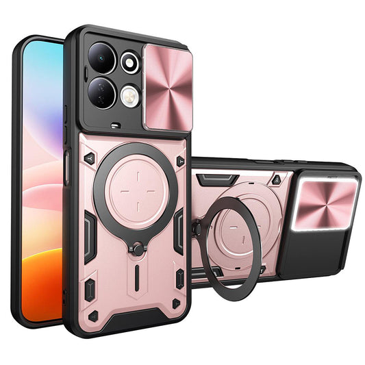 Ovitek za Xiaomi Redmi 17 5G / 17 4G, Techsuit, CamGuard Pro, rožnato zlate barve