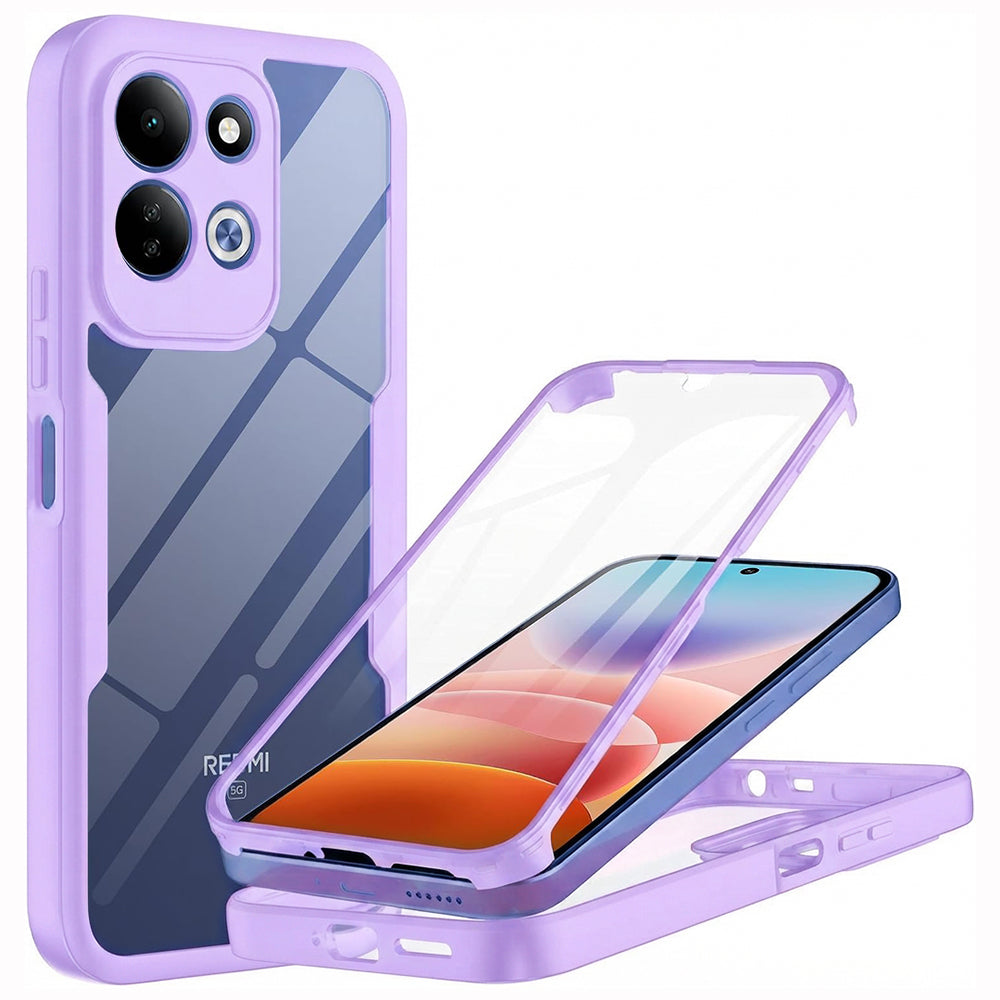 Ovitek za Xiaomi Redmi 17 5G / 17 4G, Techsuit, ColorVerse 360, vijoličen
