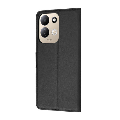 Ovitek za Xiaomi Redmi 17 5G / 17 4G, Techsuit, usnjen folio, črn