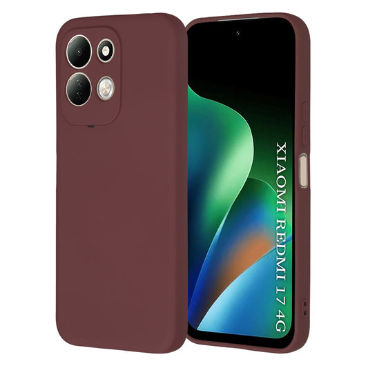 Ovitek za Xiaomi Redmi 17 5G / 17 4G, Techsuit, SoftFlex, bordo