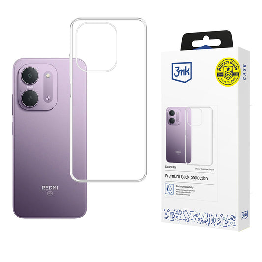 Ovitek za Xiaomi Redmi 17C 5G, 3MK, Jasno, Prosojno