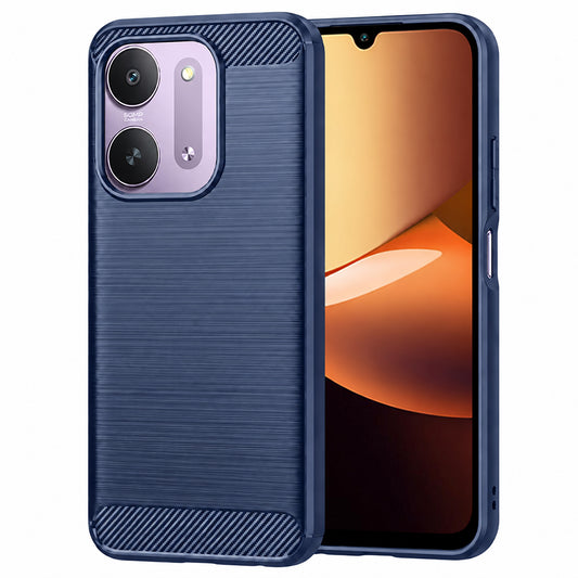 Ovitek za Xiaomi Redmi 17C 5G, Techsuit, Carbon, moder

