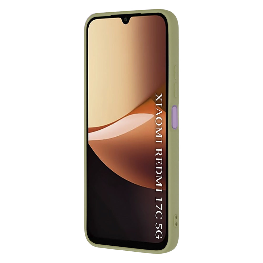 Ovitek za Xiaomi Redmi 17C 5G, Techsuit, SoftFlex, Matcha