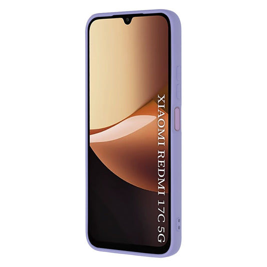 Ovitek za Xiaomi Redmi 17C 5G, Techsuit, SoftFlex, svetlo vijoličen