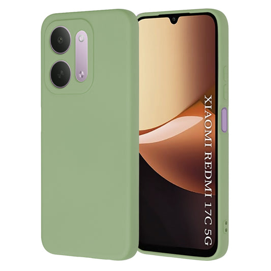 Ovitek za Xiaomi Redmi 17C 5G, Techsuit, SoftFlex, svetlo zelena