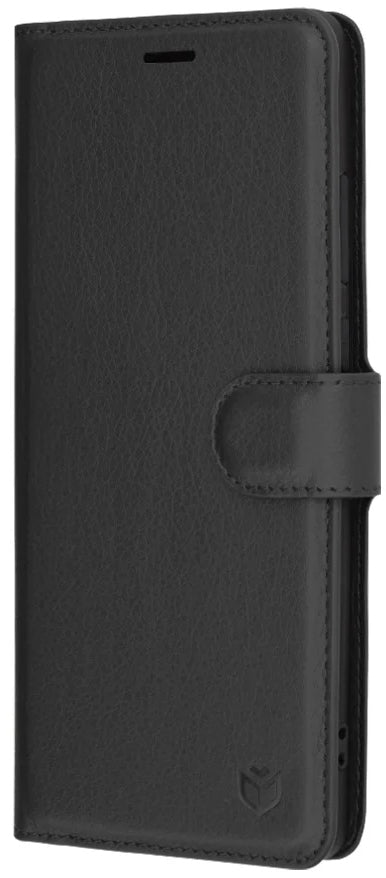 Ovitek za Xiaomi Redmi Note 14 Pro+ 5G / Note 14 Pro 5G / Poco X7, Techsuit, usnjeni folio, črn