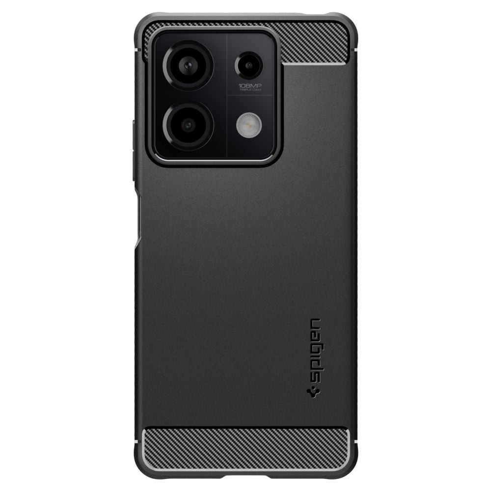 Ovitek za Xiaomi Redmi Note 13 5G, Spigen, Rugged Armor, Črn ACS07665