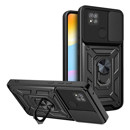 Ovitek za Xiaomi Redmi 9C NFC / 9C, Techsuit, CamShield, Črn