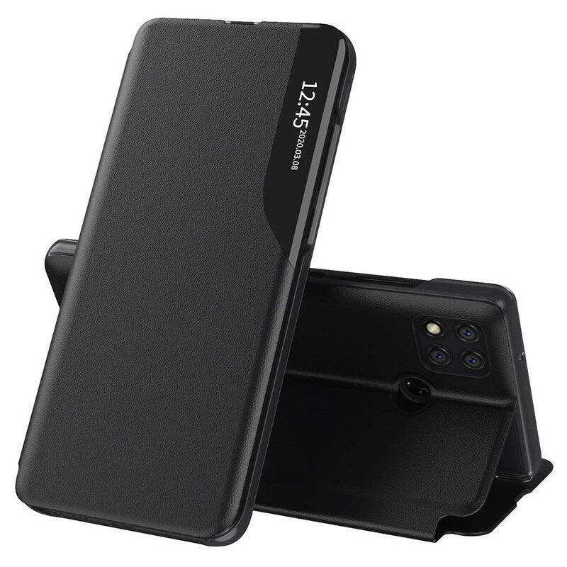 Ovitek za Xiaomi Redmi 9C NFC / 9C, Techsuit, eFold, Črn