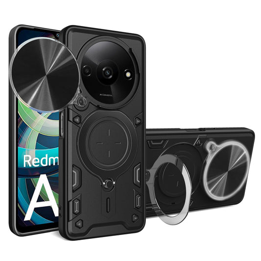 Ovitek za Xiaomi Redmi A3, Techsuit, CamGuard Pro, Črn