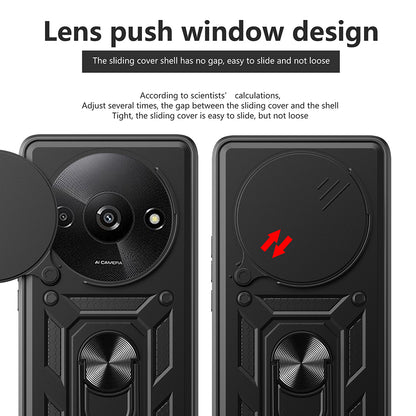 Ovitek za Xiaomi Redmi A3x / A3, Techsuit, CamShield, Črn