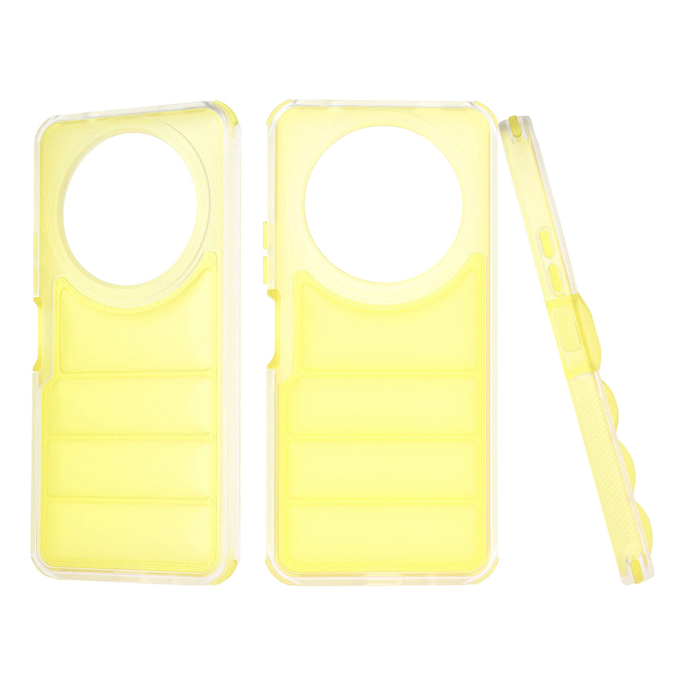 Ovitek za Xiaomi Redmi A3x / A3, Techsuit, Wave Shield, rumen
