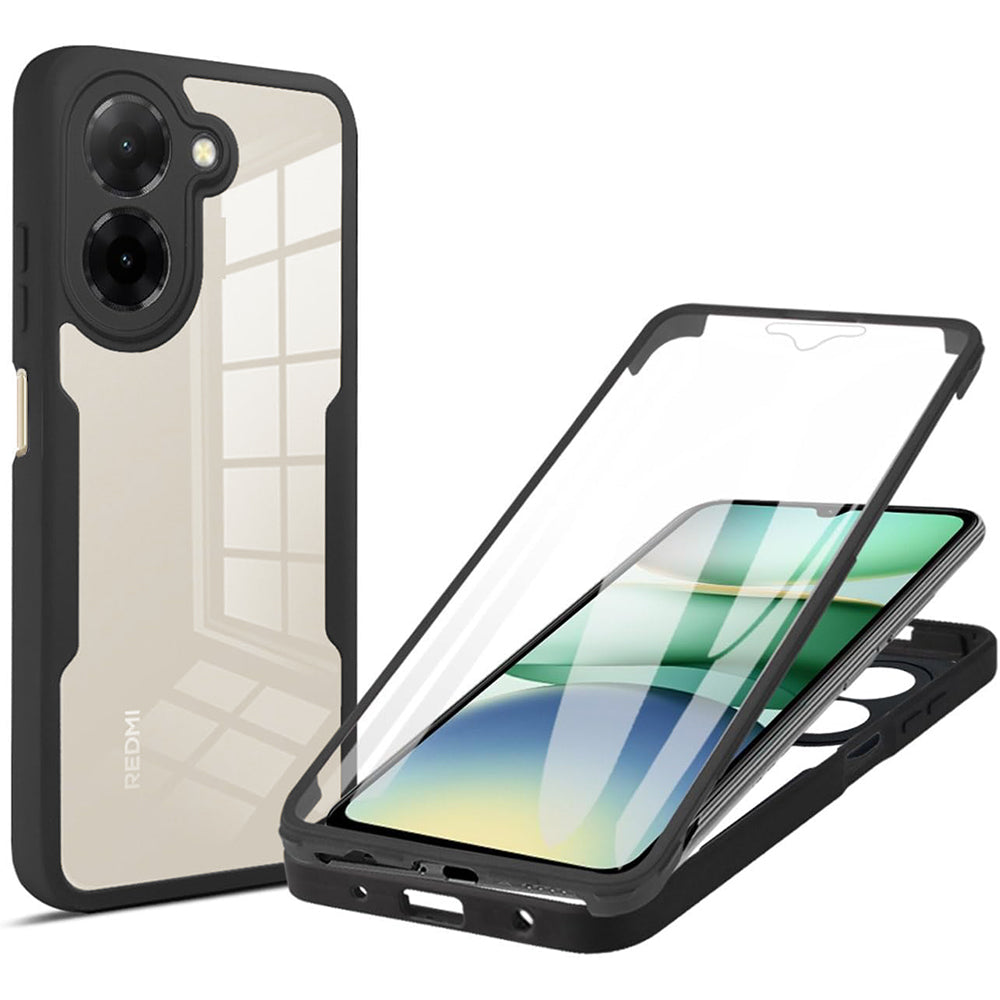 Ovitek za Xiaomi Redmi A5 4G (Regional), Techsuit, ColorVerse 360, Črn