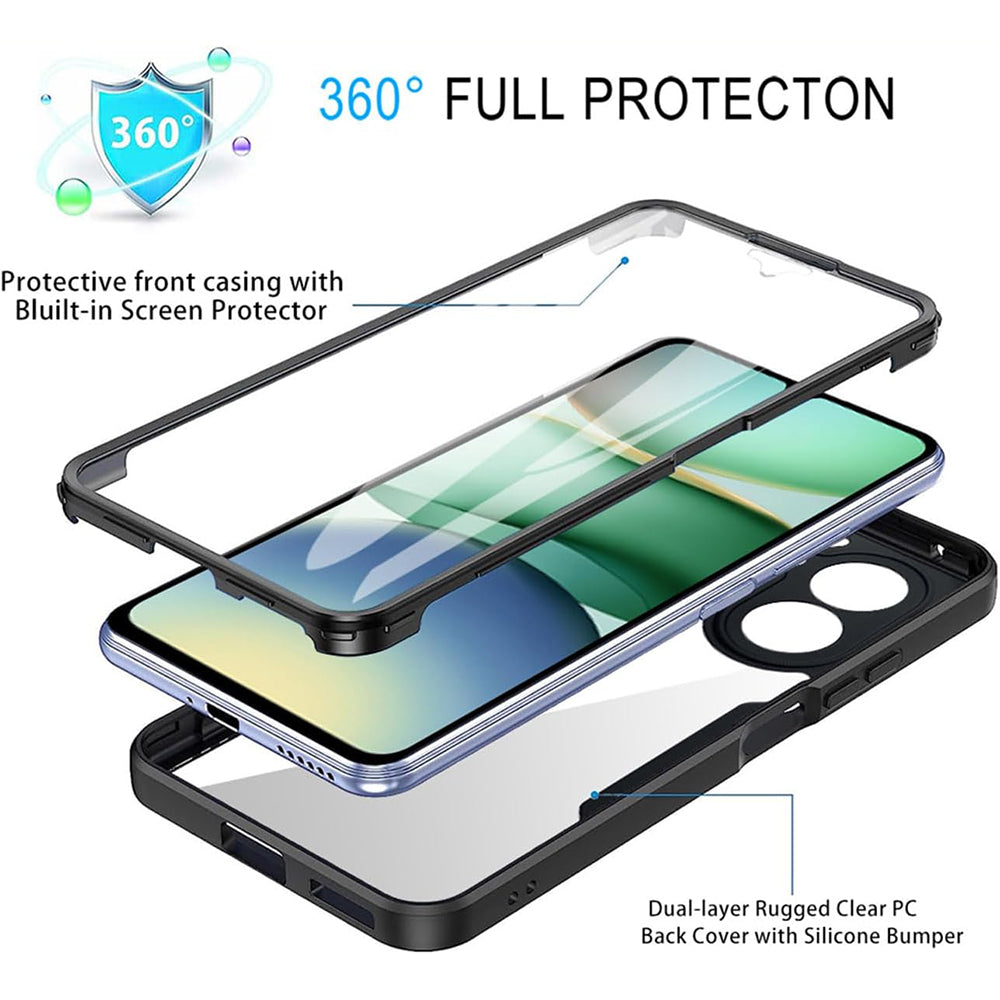 Ovitek za Xiaomi Redmi A5 4G (Regional), Techsuit, ColorVerse 360, Črn