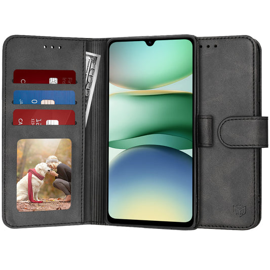 Ovitek za Xiaomi Redmi A5 4G (Standard), Techsuit, Diary Book, Črn