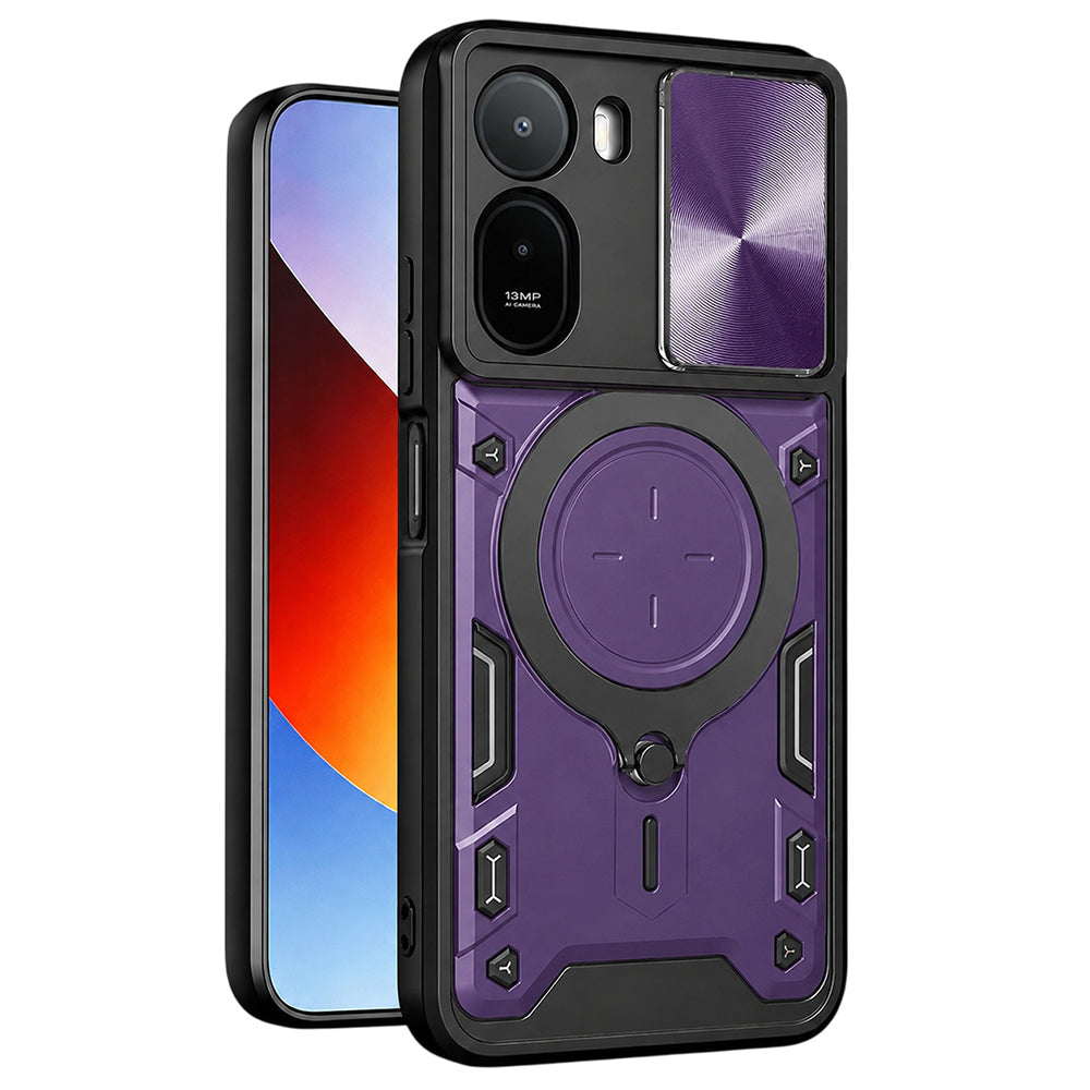 Ovitek za Xiaomi Redmi A7 Pro 4G, Techsuit, CamGuard Pro, Vijoličen