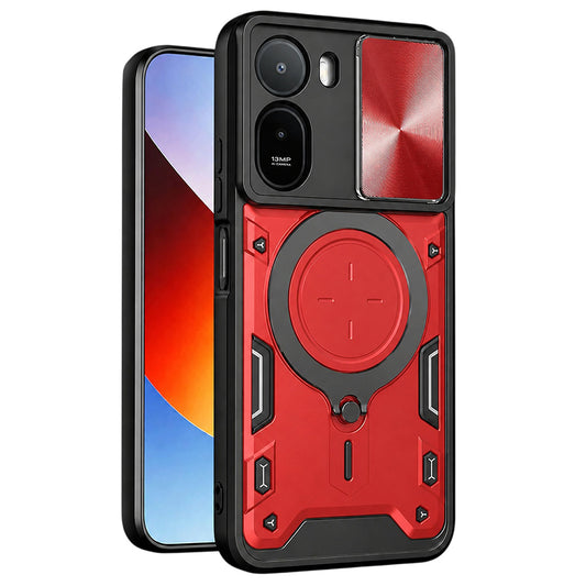 Ovitek za Xiaomi Redmi A7 Pro 4G, Techsuit, CamGuard Pro, Rdeča