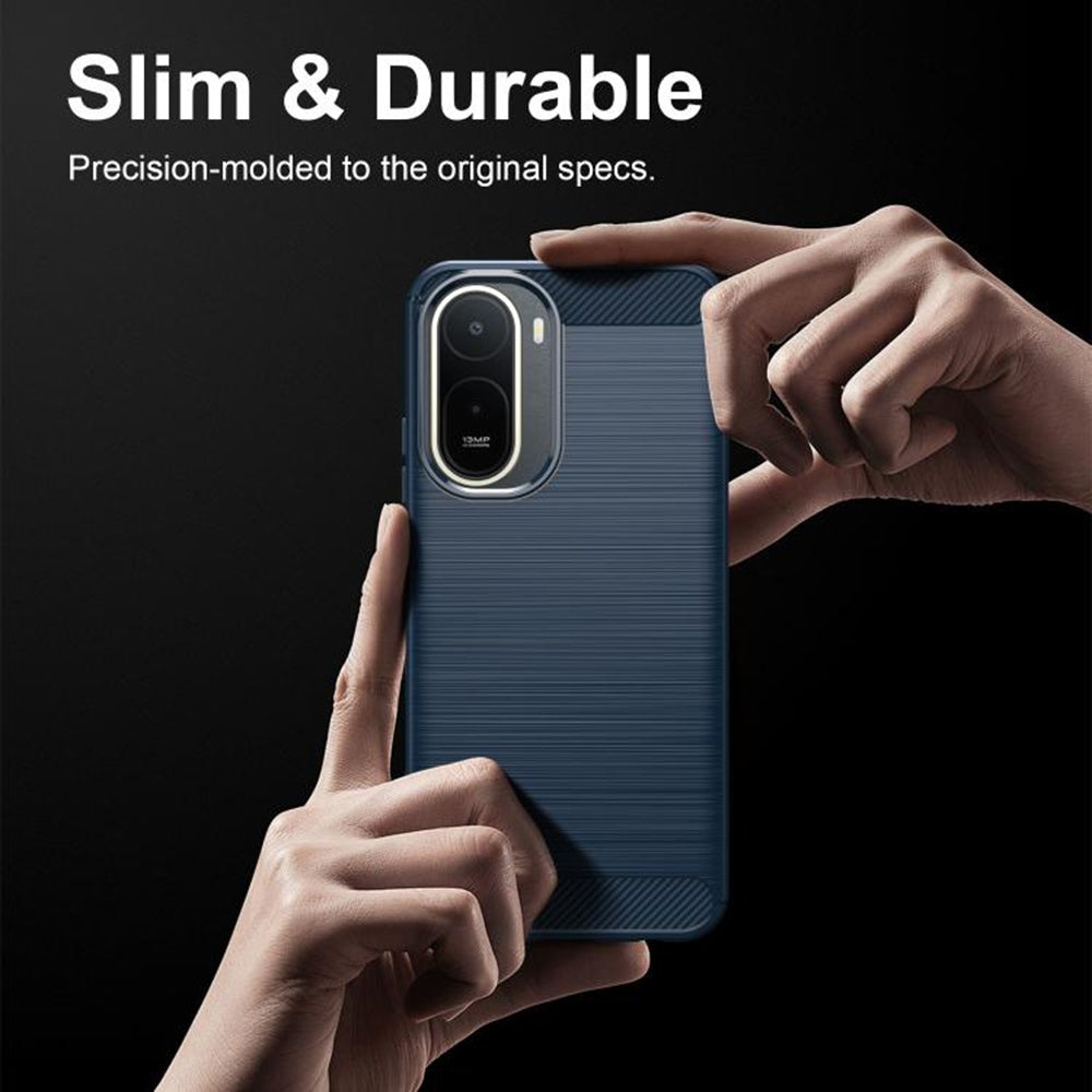 Ovitek za Xiaomi Redmi A7 Pro 4G, Techsuit, Karbon, Modra