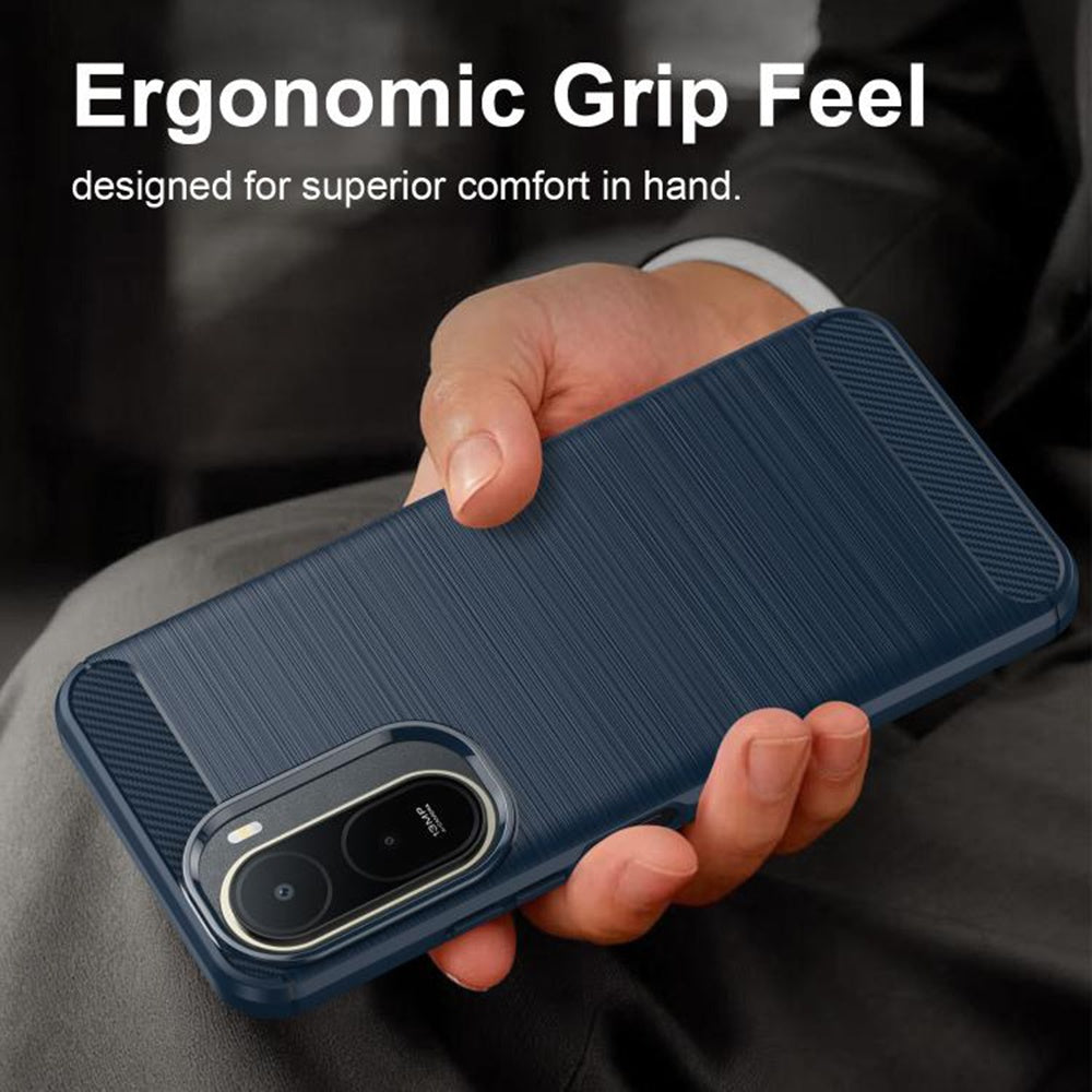 Ovitek za Xiaomi Redmi A7 Pro 4G, Techsuit, Karbon, Modra
