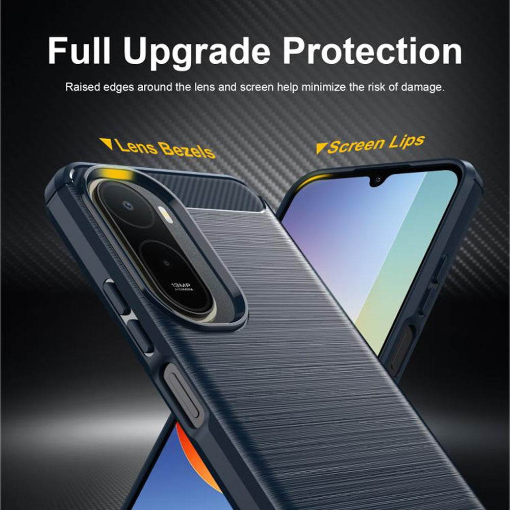 Ovitek za Xiaomi Redmi A7 Pro 4G, Techsuit, Karbon, Modra