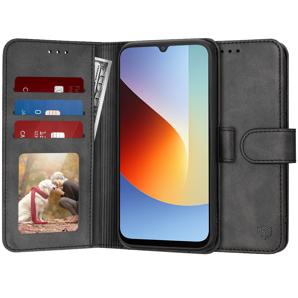 Ovitek za Xiaomi Redmi A7 Pro 4G, Techsuit, Diary Book, Črn